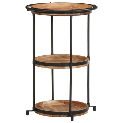 Sivupöytä Kira Ø55x83cm (akasiapuu)