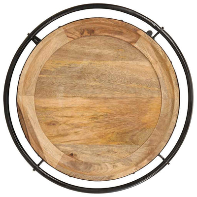 Sivupöytä Bohumil Ø55x60cm (massiivipuu mango)