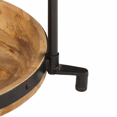 Sivupöytä Bohumil Ø55x60cm (massiivipuu mango)