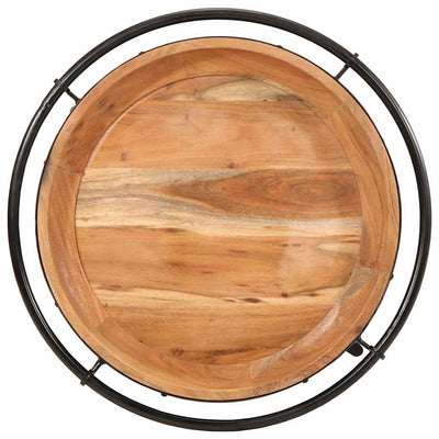 Sivupöytä Bohumil Ø55x60cm (massiivipuu akaasia)