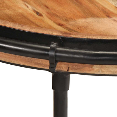 Sivupöytä Bohumil Ø55x60cm (massiivipuu akaasia)