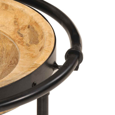 Sivupöytäsarja Sandita (2-osainen, massiivipuusta mangoa)