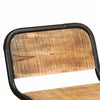 baarituolit 2 kpl 46x35,5x80 cm massiivipuuta karkea mango