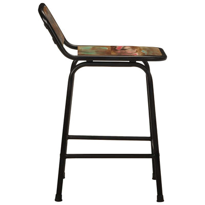 Baarijakkarat 4 kpl 46x35,5x70 cm massiivipuu kierrätetty
