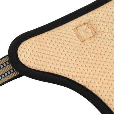 Ruskea koiran valjaat Ilmas M (heijastavat raidat säädettävä)