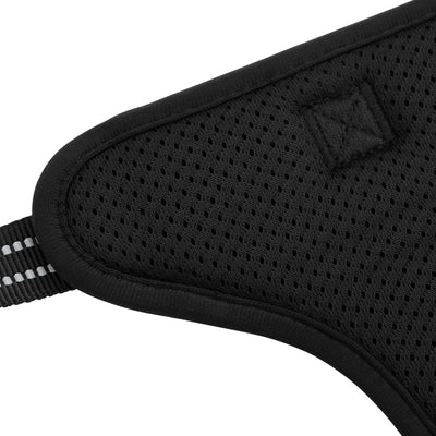 Musta koiran valjaat Ilmas L (heijastavat raidat säädettävä)