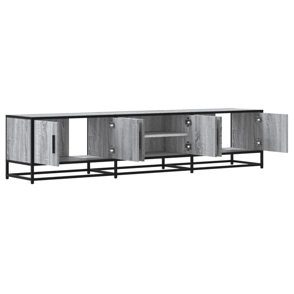 Sonoma harmaa TV-taso 180x35x41 cm teknisestä puusta