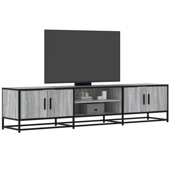 Sonoma harmaa TV-taso 180x35x41 cm teknisestä puusta