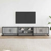 TV-taso harmaa Sonoma 210x35x41 cm tekninen puu