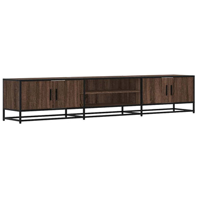 TV-taso ruskea tammi 210x35x41 cm tekninen puu