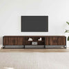 TV-taso ruskea tammi 210x35x41 cm tekninen puu