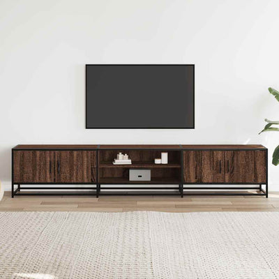 TV-taso ruskea tammi 210x35x41 cm tekninen puu