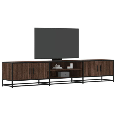TV-taso ruskea tammi 210x35x41 cm tekninen puu