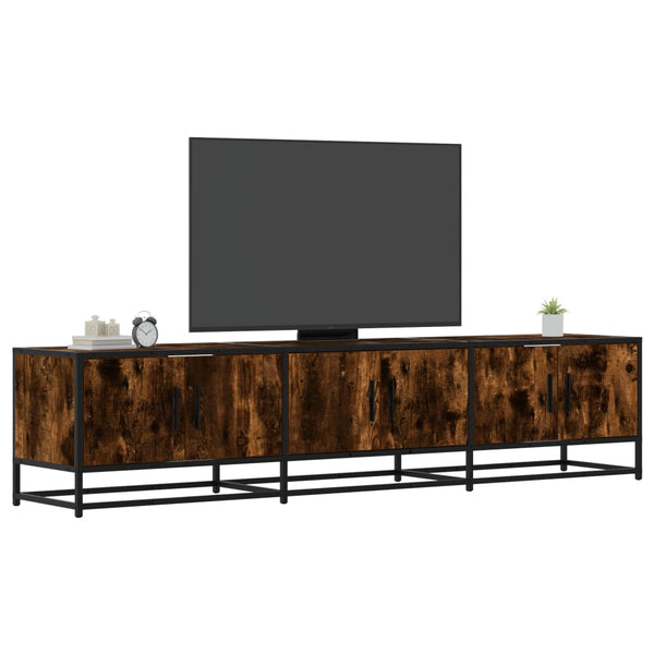 TV-seinäkaappi savutammi 180x35x41 cm tekninen puu
