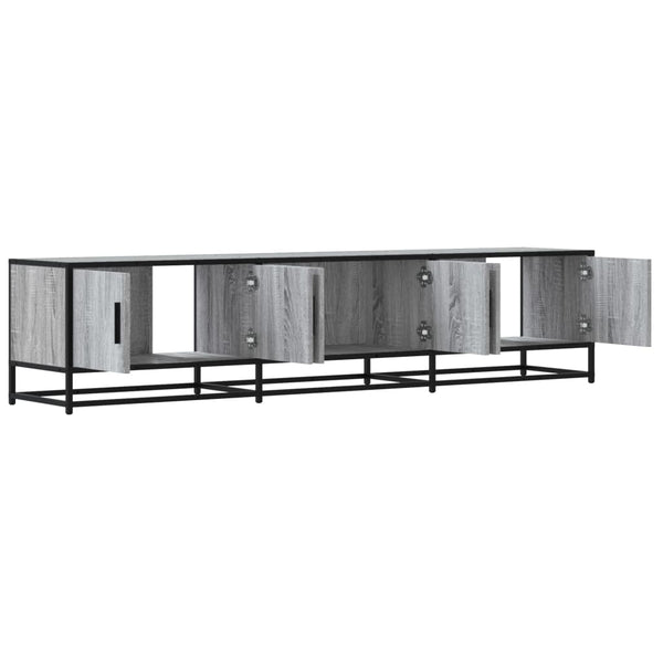 Harmaa Sonoma TV-taso 180x35x41 cm teknisestä puusta