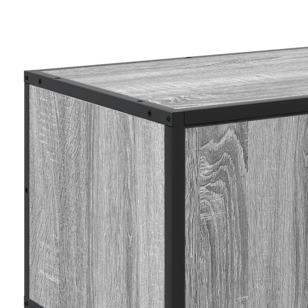 Harmaa Sonoma TV-taso 180x35x41 cm teknisestä puusta
