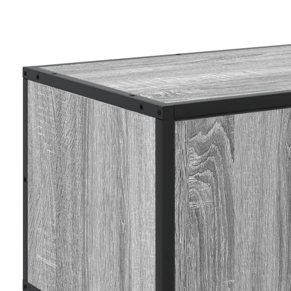 TV-taso harmaa Sonoma 210x35x41 cm tekninen puu