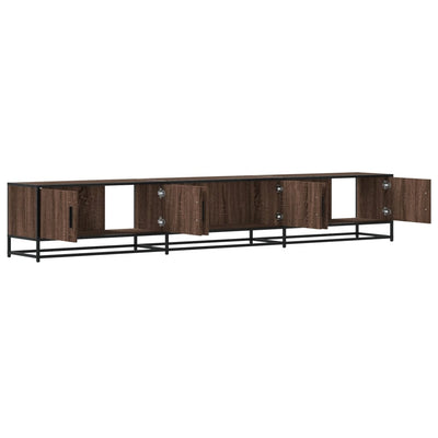 TV-taso ruskea tammi 240x35x41 cm tekninen puu