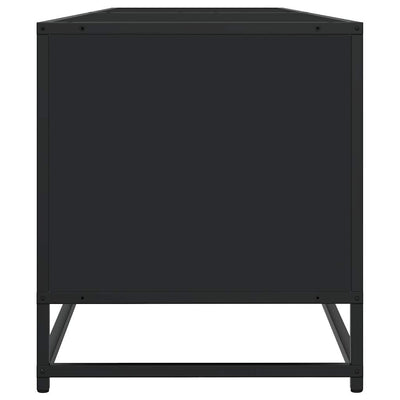 TV-taso musta 180,5x40x46 cm tekninen puu