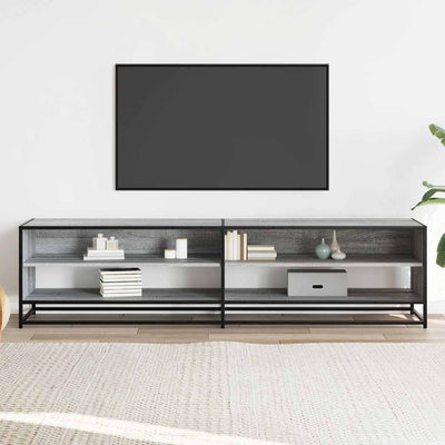 TV-taso harmaa Sonoma 180,5x40x46 cm lastulevy