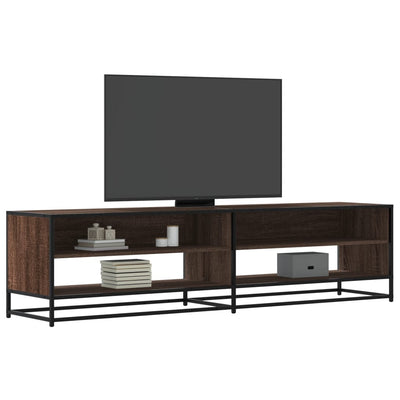 TV-taso ruskea tammi 180,5x40x46 cm tekninen puu