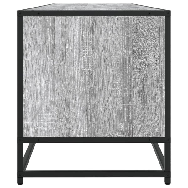 TV-taso harmaa Sonoma 180x40x46 cm tekninen puu