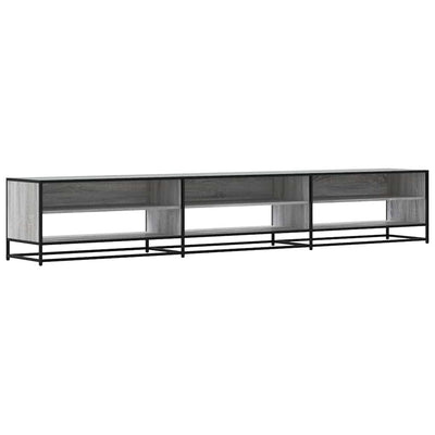 Harmaa tv-taso Mibela 270x40x46cm (puinen)