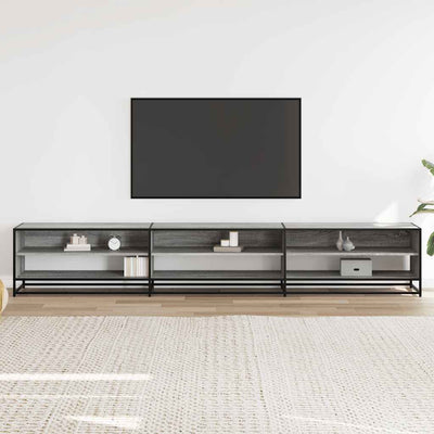 TV-taso harmaa Sonoma 270x40x46 cm tekninen puu