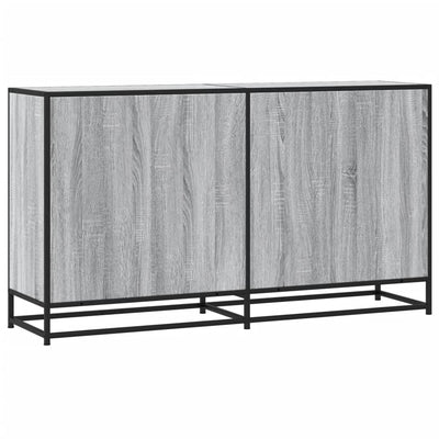 Senkki harmaa Sonoma 134x35x76 cm tekninen puu