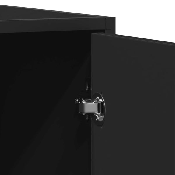 Musta senkki Seifula 92x35x76cm (puinen)