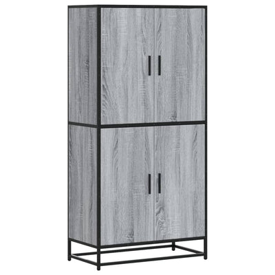 Kaappi harmaa Sonoma 68x35x139 cm tekninen puu