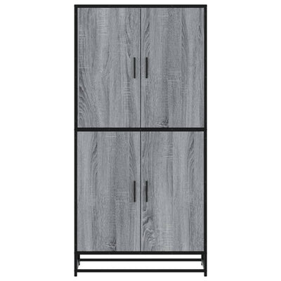 Kaappi harmaa Sonoma 68x35x139 cm tekninen puu