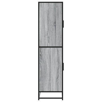 Kaappi harmaa Sonoma 68x35x139 cm tekninen puu