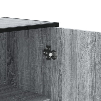 Kaappi harmaa Sonoma 68x35x139 cm tekninen puu