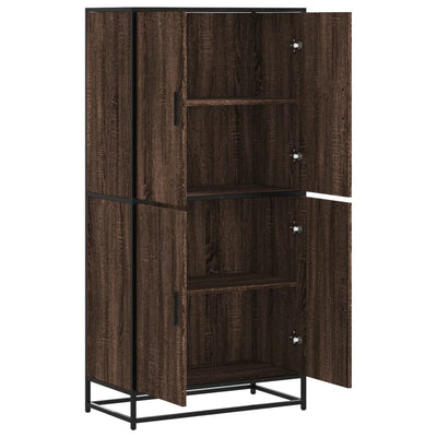Kaappi ruskea 68x35x139 cm tekninen puu
