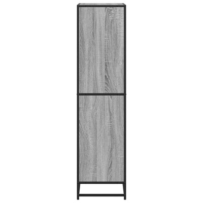 Kirjahylly harmaa Sonoma 60x35x139 cm tekninen puu