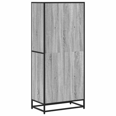 Kirjahylly harmaa Sonoma 60x35x139 cm tekninen puu