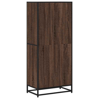 Kirjahylly ruskea tammi 60x35x139 cm tekninen puu