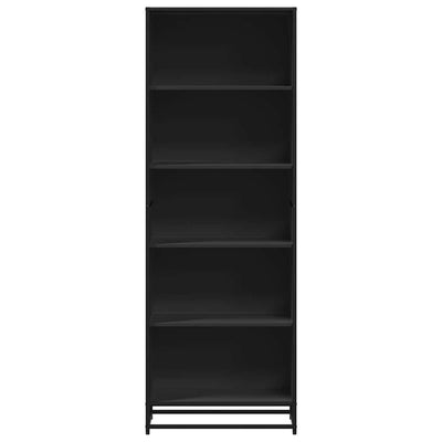 Musta kirjahylly Adalber 60x35x170,5cm (puinen)