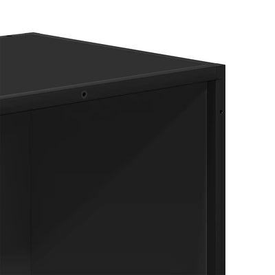 Musta kirjahylly Adalber 60x35x170,5cm (puinen)