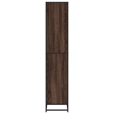 Ruskea kirjahylly Adalber 60x35x170,5cm (puinen)