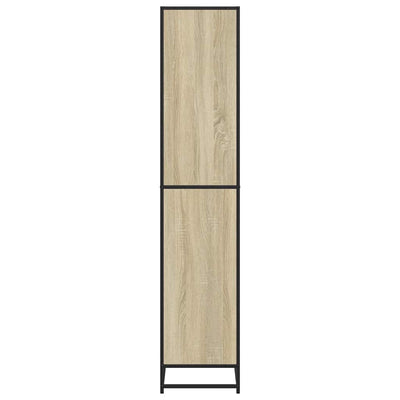 Kirjahylly Sonoma-tammi 80,5x35x170,5 cm tekninen puu