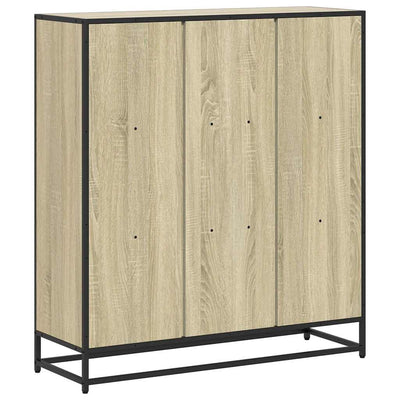 Kirjahylly Sonoma-tammi 97,5x33x107,5 cm tekninen puu/metalli