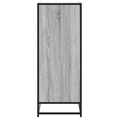Kenkäkaappi harmaa Sonoma 75x38x97,5 cm tekninen puu