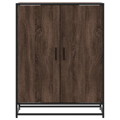 Kenkäkaappi ruskea tammi 75x38x97,5 cm tekninen puu
