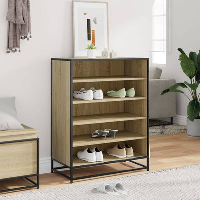 Kenkäkaappi Sonoma-tammi 75x38x97,5 cm tekninen puu