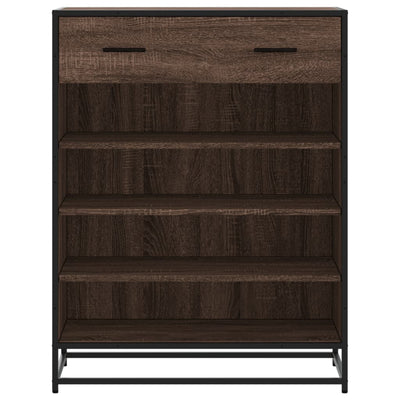 Ruskea kenkäkaappi Malania 75x38x97,5cm (tammi, puinen)