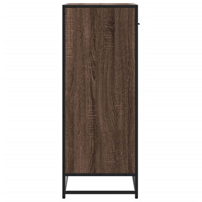 Ruskea kenkäkaappi Malania 75x38x97,5cm (tammi, puinen)