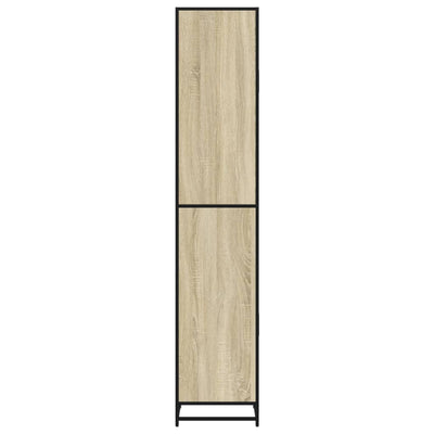 Sonoma-tammi kylpyhuoneen kaappi Suanita 35x37,5x188,5cm (puinen)