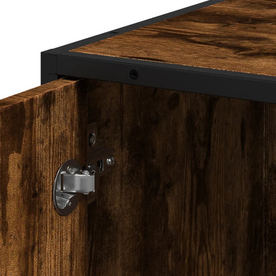 Musta kylpyhuoneen kaappi Suanita 35x37,5x188,5cm (puinen)